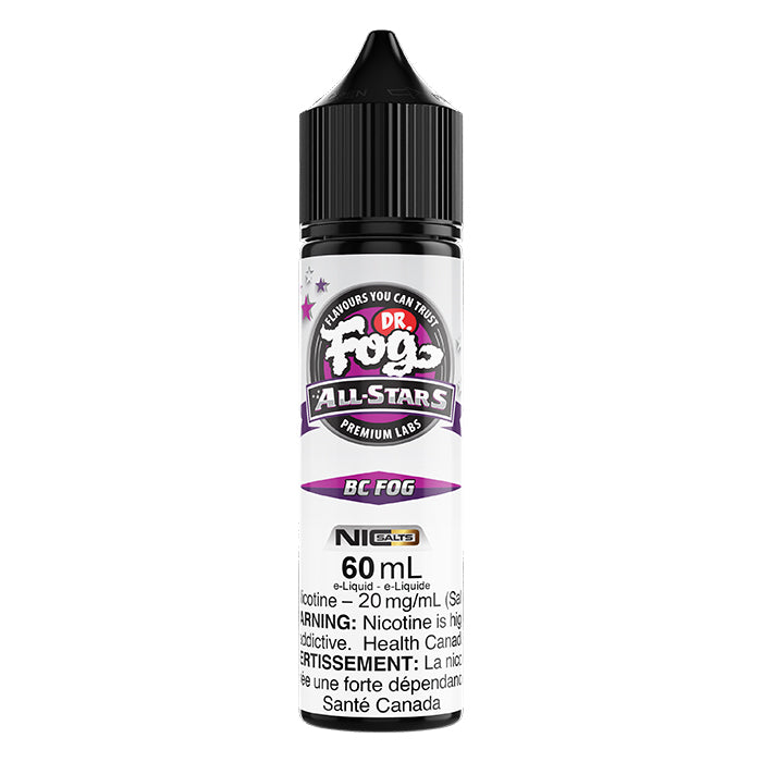 Dr. Fog All Stars BC Fog Salt Nic E-Juice 60mL - Supa Vapes