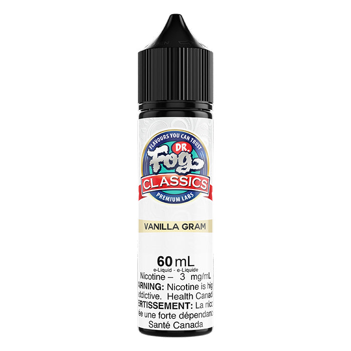 Dr. Fog Classics Vanilla Gram Freebase E-Juice 60mL - Supa Vapes
