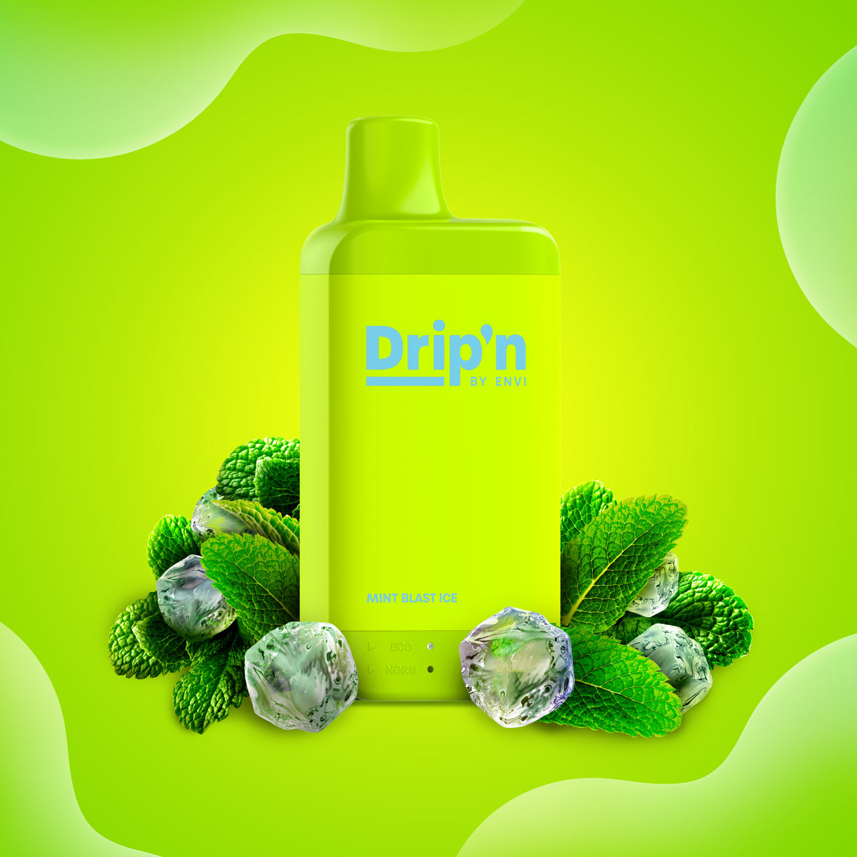 DRIP'N by Envi 8mL Mint Blast Ice Disposable Vape - Supa Vapes