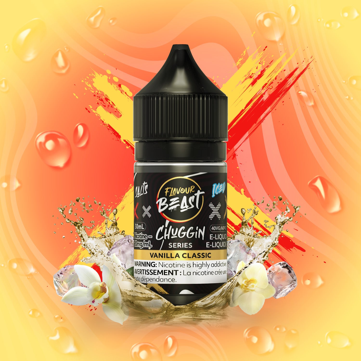 Flavour Beast Chuggin Vanilla Classic Salt Nic E-Juice 30mL - Supa Vapes