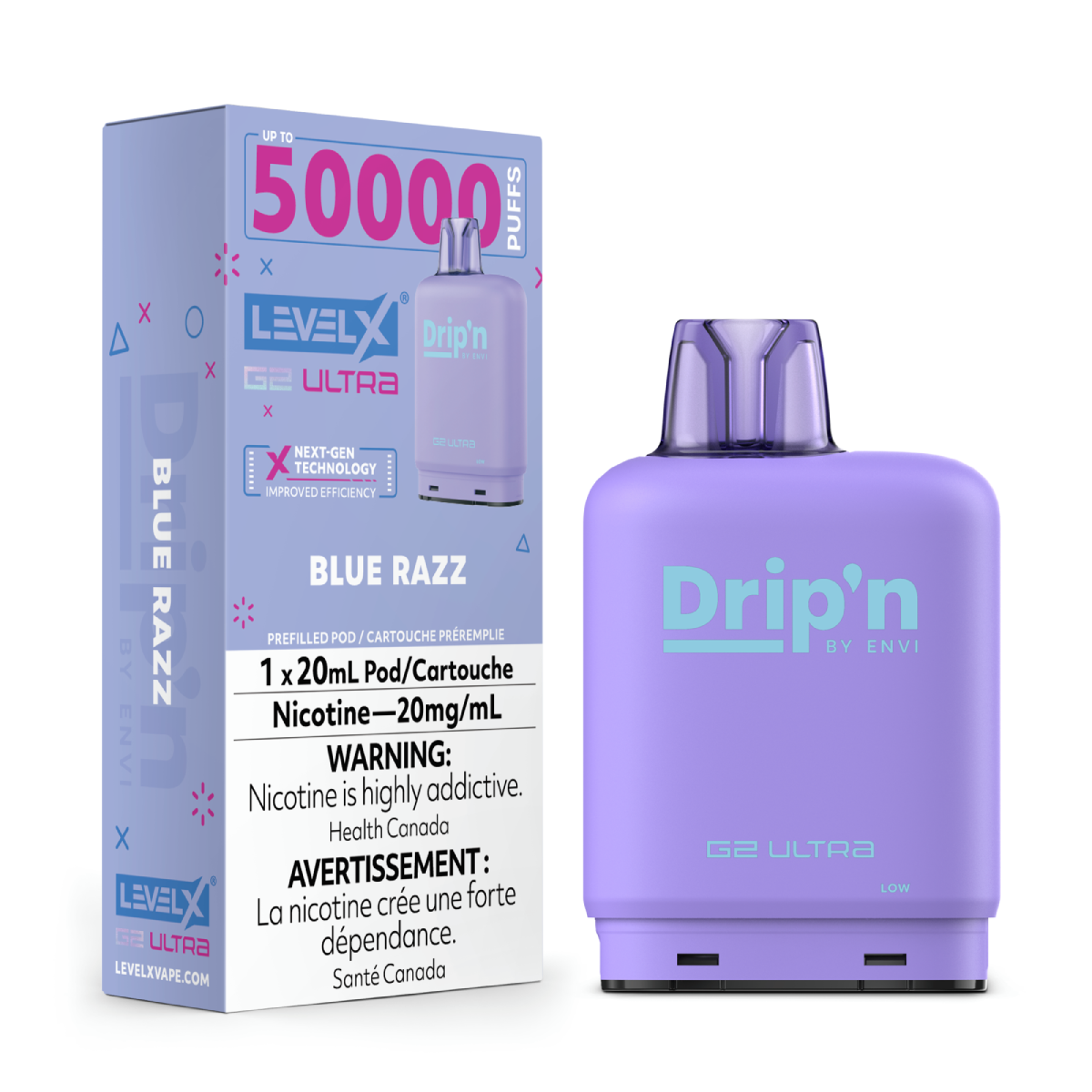 Level X Drip'n G2 Ultra Blue Razz - Supa Vapes