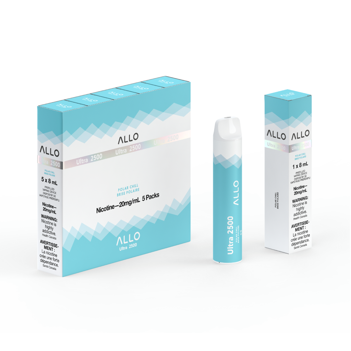 Allo Ultra 2500 Disposable Vape — Polar Chill