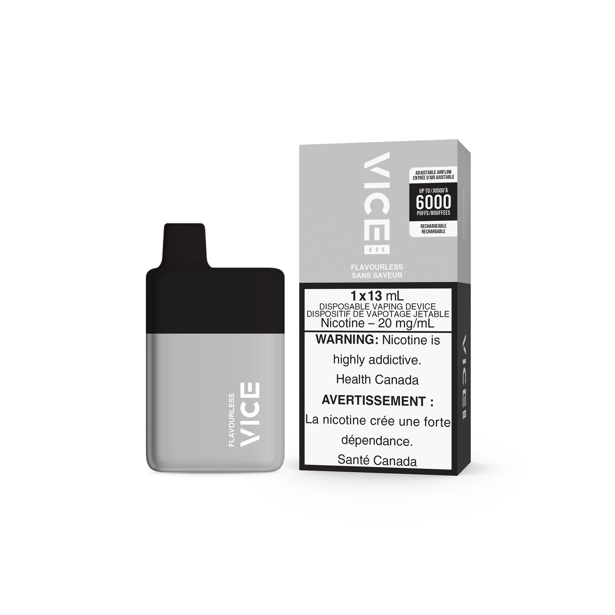 VICE Box 6000, Pink Lemon Ice flavour, refreshing and smooth vape experience, ideal for Ontario and Quebec customers seeking variety and quality.