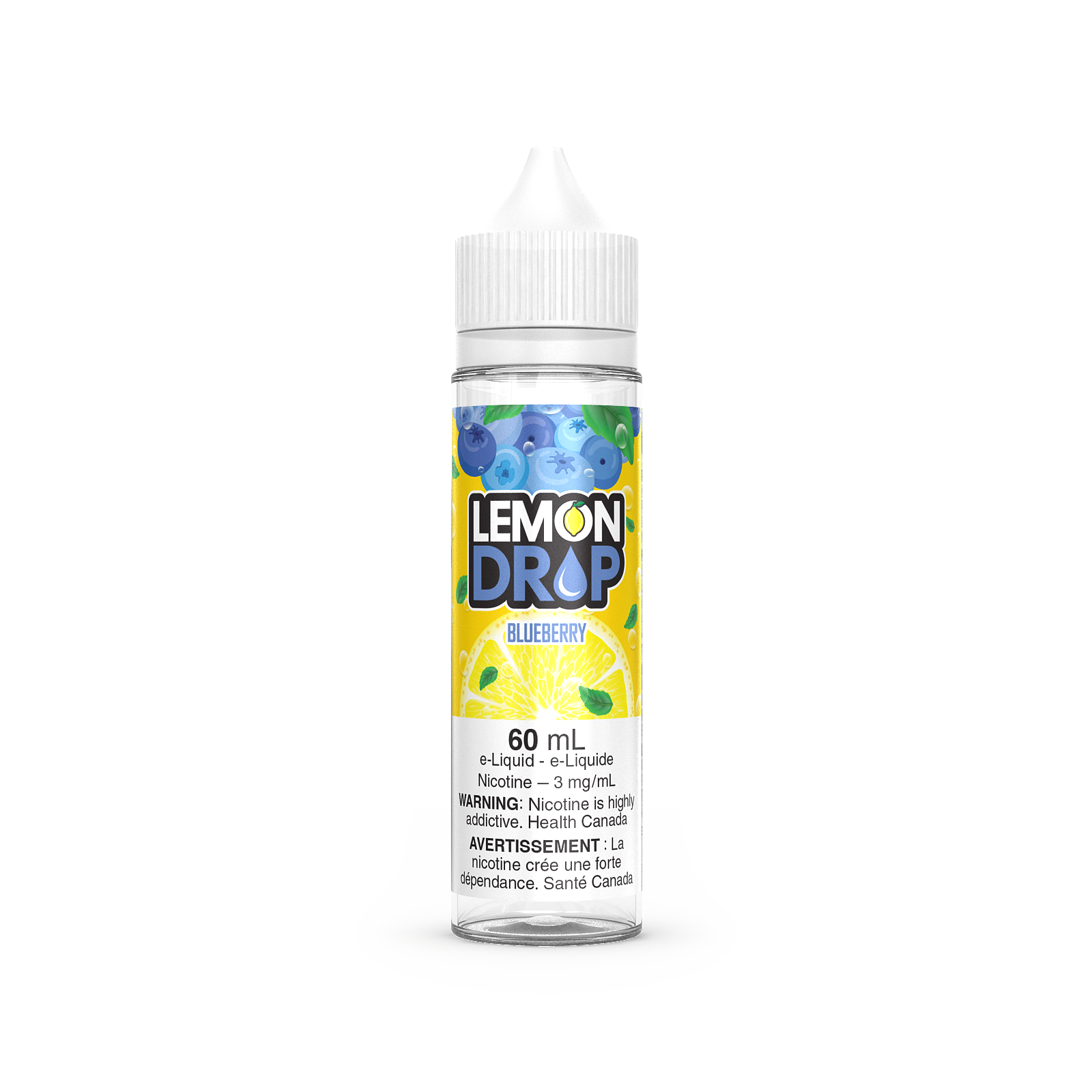 Lemon Drop vape juice, Black Cherry flavour, 3mg nicotine, zesty lemon and black cherry citrus fusion, sweet and sour vape e-liquid, ideal for Ontario and Quebec vapers.