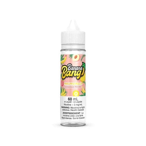 Banana Bang 60mL, Kiwi Strawberry flavour, 0mg nicotine, juicy tropical vape, ideal for Ontario and Quebec customers.