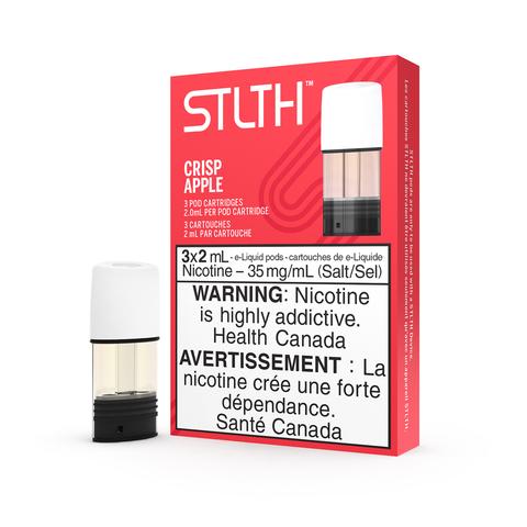 STLTH Pods (3 Pods), Blue Raspberry flavour, 0mg nicotine, tobacco-free vape pods offering a smooth vaping experience, designed for adult vapers in Ontario and Quebec.