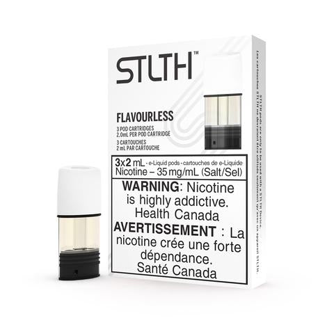 STLTH Pods (3 Pods), Crisp Apple flavour, 20mg nicotine strength, pre-filled vaping pods ideal for adult smokers transitioning to vaping in Ontario and Quebec.