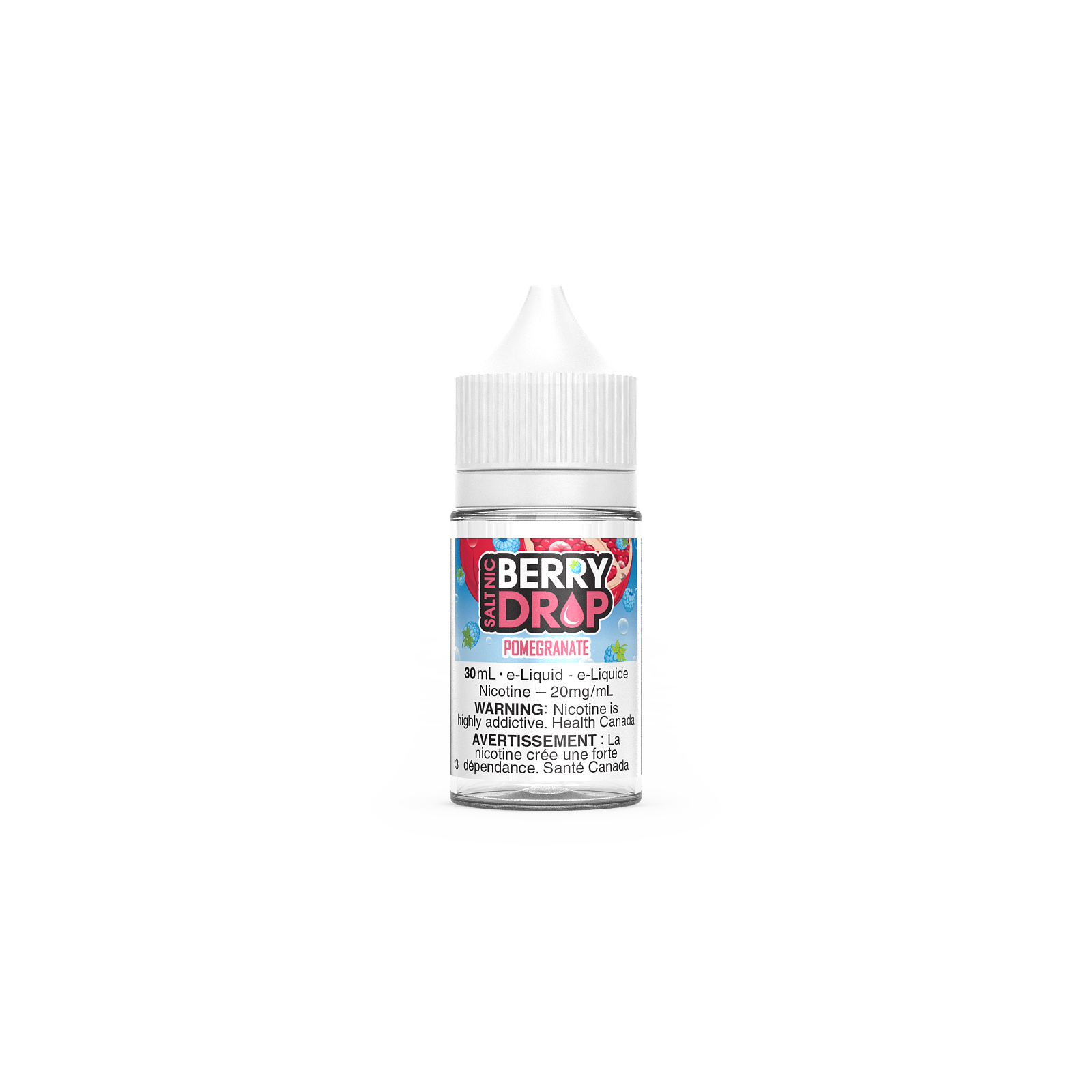 Berry Drop Salt (30mL), Cherry flavour, 20mg nicotine salt vape juice, smooth berry taste, designed for Ontario and Quebec customers seeking flavorful nicotine salts.