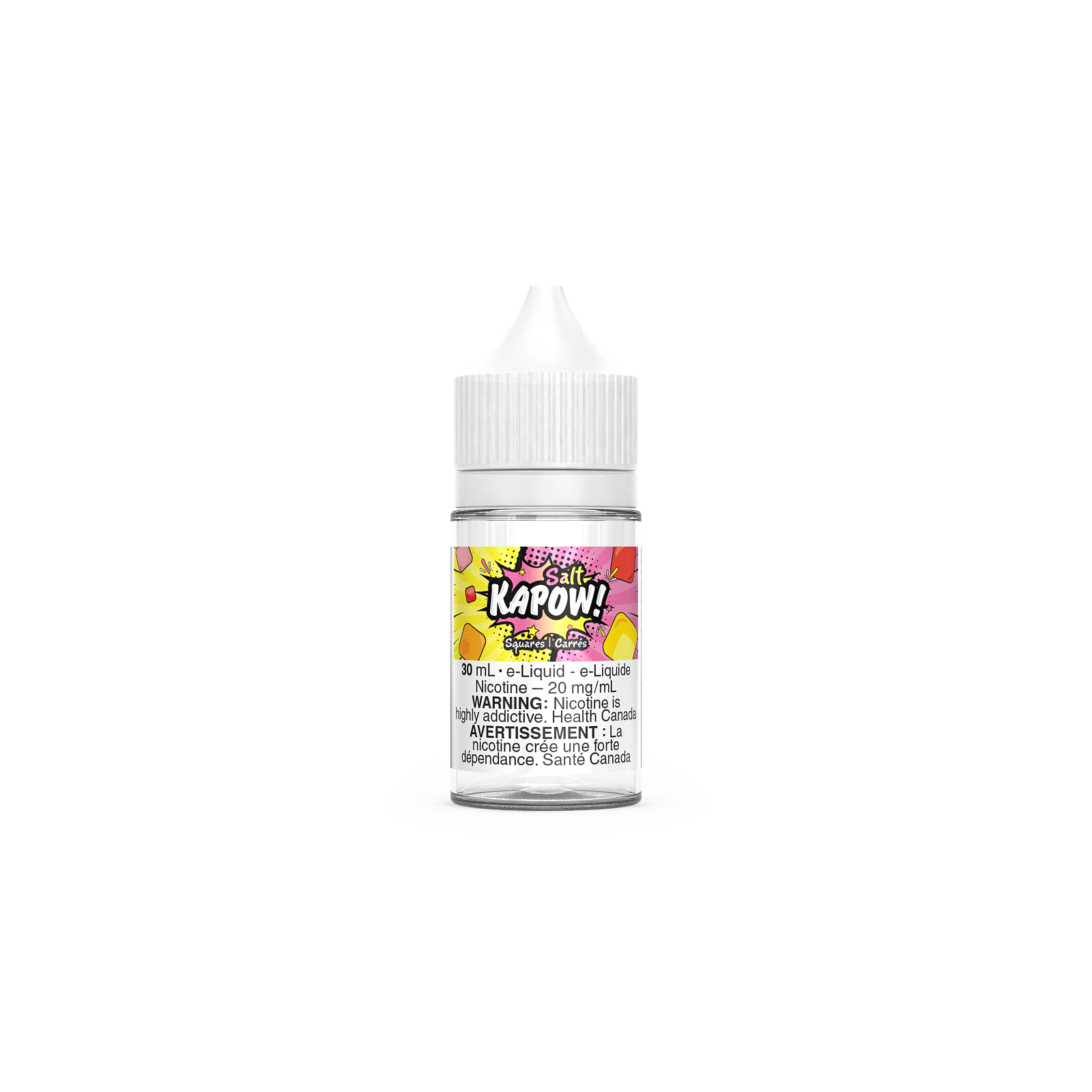 KAPOW! - Salt Nic, I'm Blue flavour, 20mg nicotine salt, sweet and smooth vaping experience, perfect for Ontario and Quebec vape enthusiasts.