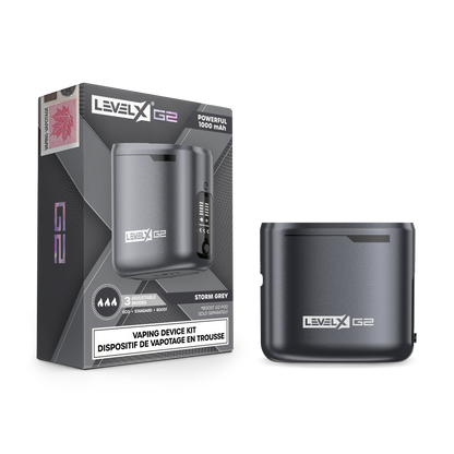 Level X G2 Battery, Midnight Black colour, dual mode firing for versatile vaping, high performance battery ideal for Ontario and Quebec vapers.