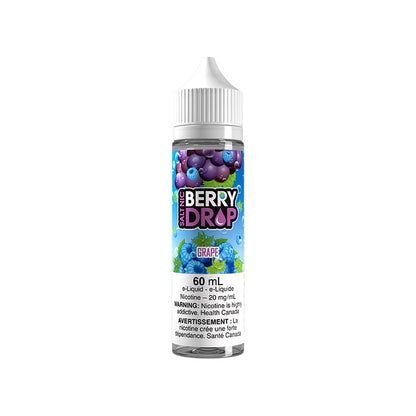 Berry Drop Salt Nic E-Liquid 60mL — Grape