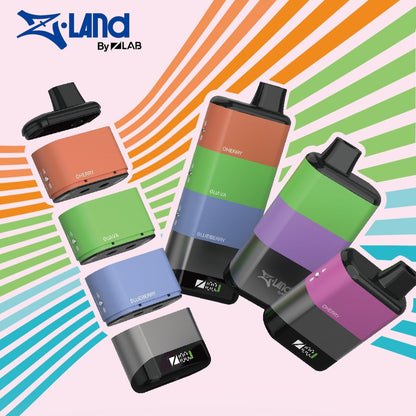 Z-Land (Z-Colors) 15K Device, Black flavor variant with customizable nicotine levels, mix flavors easily for a unique vaping experience, designed for Ontario and Quebec vapers.