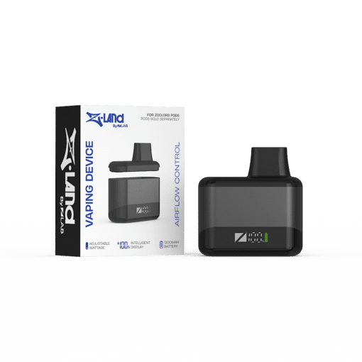 Z-Land (Z-Colors) 15K Device, Blue variant, customizable airflow, long-lasting battery, premium vaping device ideal for enthusiasts in Ontario and Quebec.