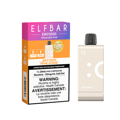 Elf Bar EW25K LED Power Bank, Jiggly Sting flavour, gummy bear candy vape experience with powerful and versatile vape system, ideal for Ontario and Quebec vapers.