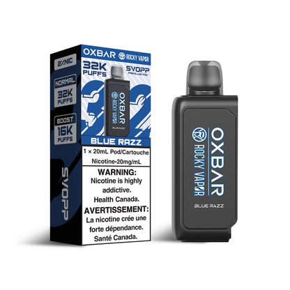 SVOPP Rocky Vapor OXBAR 32K, Vanilla Classic flavour, smooth and rich notes for a satisfying vaping experience, ideal for Ontario and Quebec customers.
