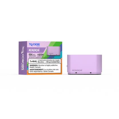 Z-Colors (Zpods) 15K Pods, Banana flavour, adjustable wattage, 4ml capacity, customizable vaping pod ideal for Ontario and Quebec vapers.