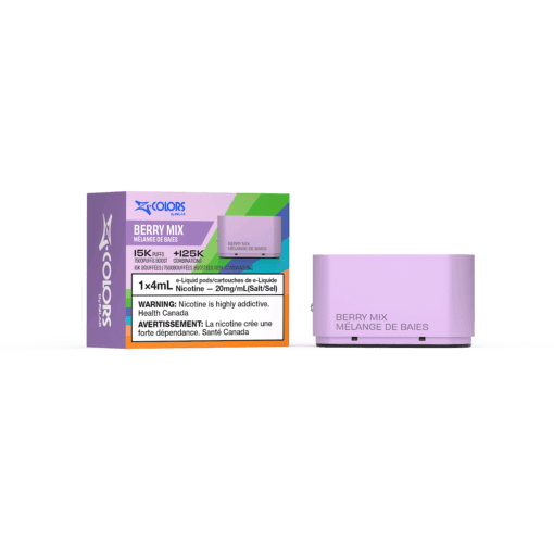 Z-Colors (Zpods) 15K Pod, BF flavour, customizable wattage and mix-and-match flavors for a tailored vaping experience, pre-filled pod ideal for Ontario and Quebec vapers.