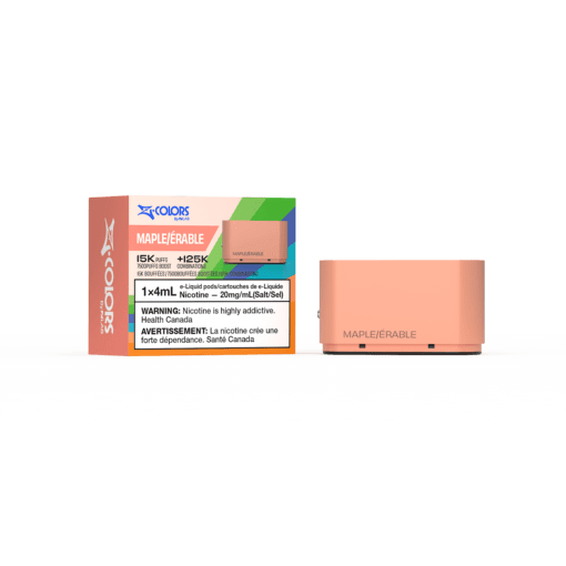 Z-Colors (Zpods) 15K Pod, Kiwi flavor, 4ml capacity with adjustable wattage, long-lasting vape pod designed for Ontario and Quebec vapers.