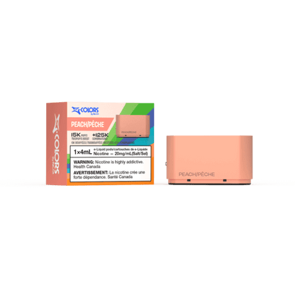 Z-Colors (Zpods) 15K Pods, Menthol flavour pod with adjustable wattage and 4ml capacity, smooth customizable vape, designed for Ontario and Quebec users.