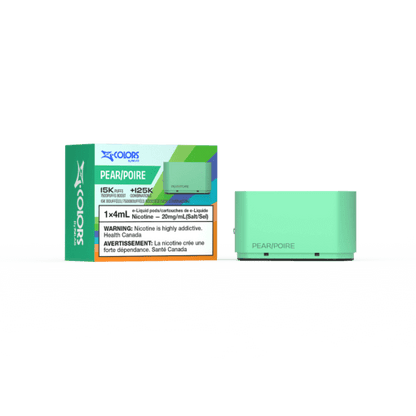 Z-Colors (Zpods) 15K Pods, Mint Cool flavour vape pod with customizable wattage and LED level indicators, designed for Ontario and Quebec vapers.