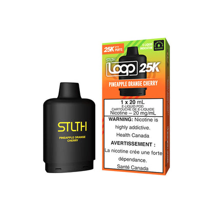 STLTH Loop 25K, Ice Mint flavor, refreshing and cool hits with long-lasting vape satisfaction, ideal for Ontario and Quebec vapers.