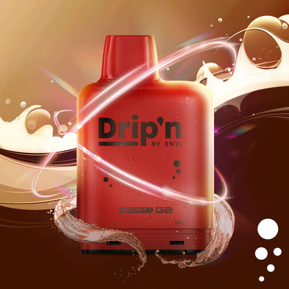 DRIP'N Level X Boost 25K, Cherry Classic Ice flavour, smooth nicotine delivery, 25,000 puffs disposable vape, refreshing menthol experience, ideal for vapers in Ontario and Quebec.