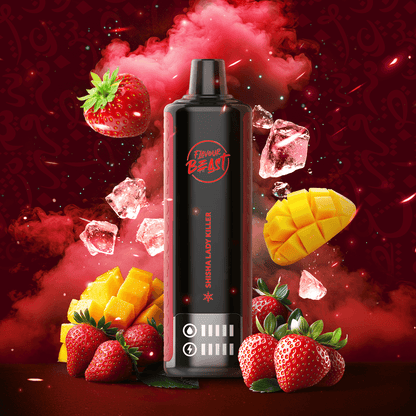Flavour Beast Beast Bar, Shisha Double Apple flavour, 3mg/mL nicotine strength, delivering a robust and smooth vaping experience, ideal for vapers in Ontario and Quebec.