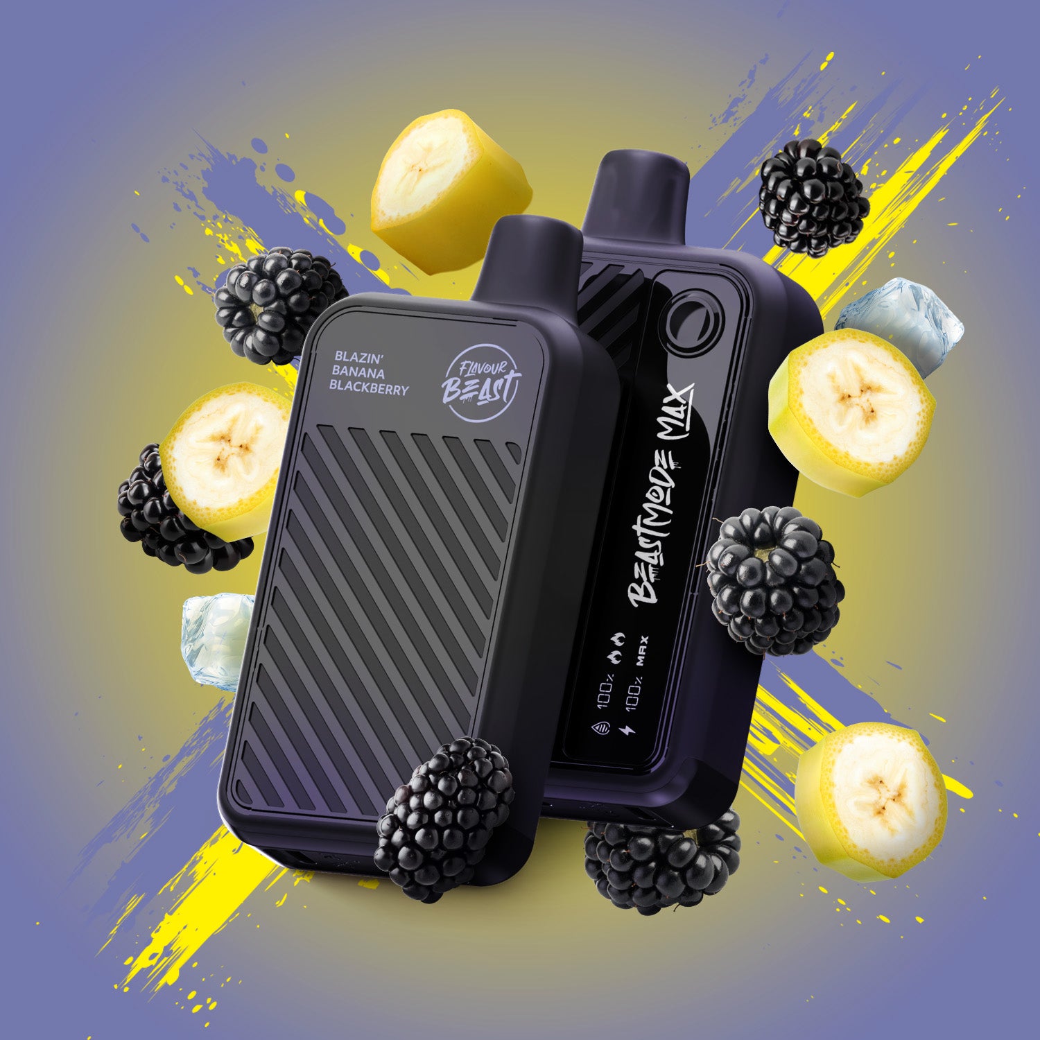 Flavour Beast Beast Mode MAX, Super Sour Pineapple flavour, intense and long-lasting vape experience with three modes of operation, disposable vape device ideal for Ontario and Quebec vapers.