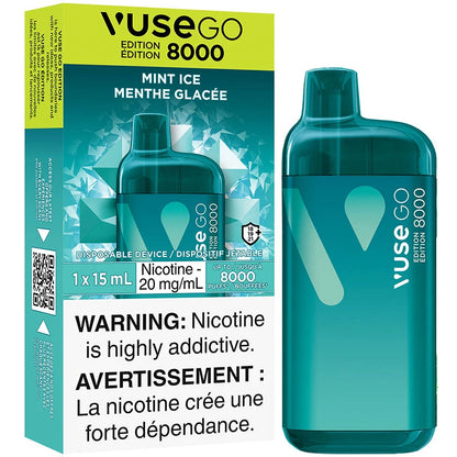 VUSE Go 8000 disposable vape - long-lasting and convenient vaping available in Hawkesbury, Ottawa, and across Ontario.