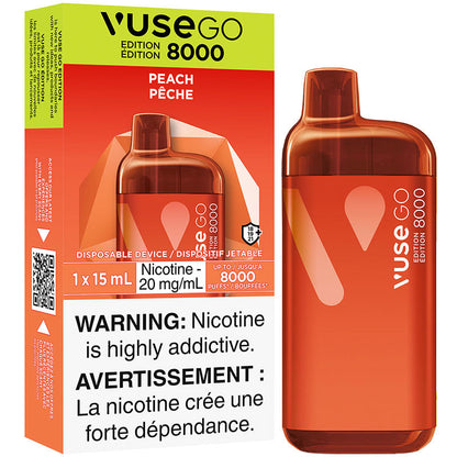 VUSE Go 8000 disposable vape - long-lasting and convenient vaping available in Hawkesbury, Ottawa, and across Ontario.