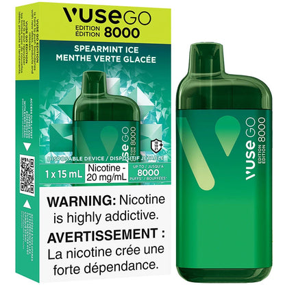 VUSE Go 8000 disposable vape - long-lasting and convenient vaping available in Hawkesbury, Ottawa, and across Ontario.