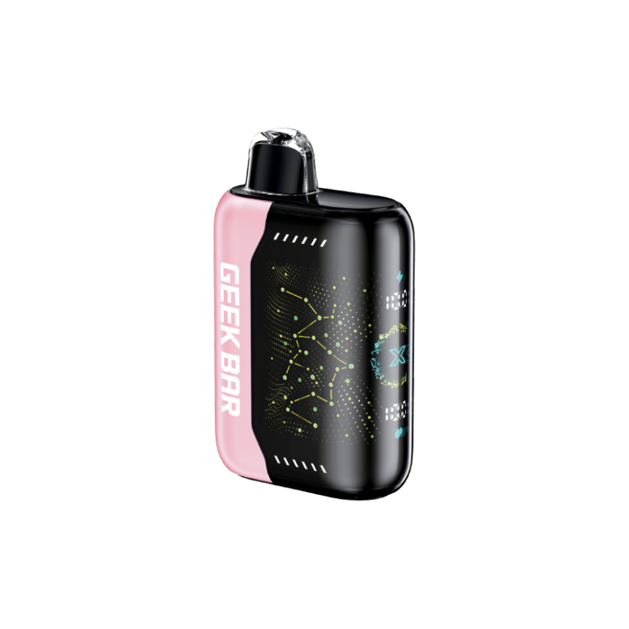 Geek Bar Pulse X 25K, Razz Mango Ice flavour, disposable vape with refreshing icy mango and raspberry taste, delivers intense flavour and convenience, perfect for Ontario and Quebec vapers.