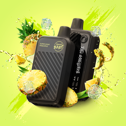Flavour Beast Beast Mode MAX, Flippin Fruit Flash flavour, vibrant fruity vape experience with powerful nicotine satisfaction, designed for Ontario and Quebec customers.