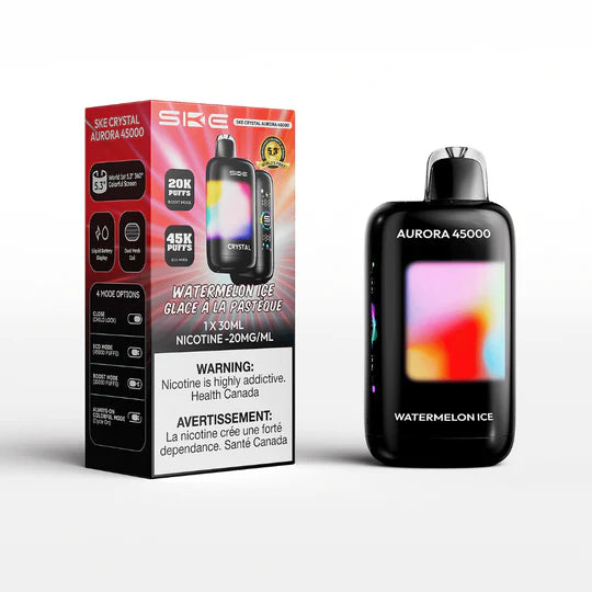 SKE AURORA 45K, Blue Razz flavour, sweet and tangy blue raspberry taste, vibrant vaping experience, ideal for vapers in Ontario and Quebec.