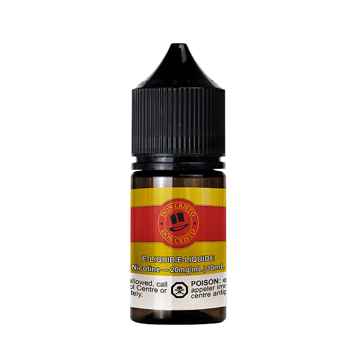 Don Cristo Salt NIC, Pistachio flavour, 20mg nicotine strength, creamy pistachio and bold tobacco vape, premium pod system e-liquid for Ontario and Quebec users.