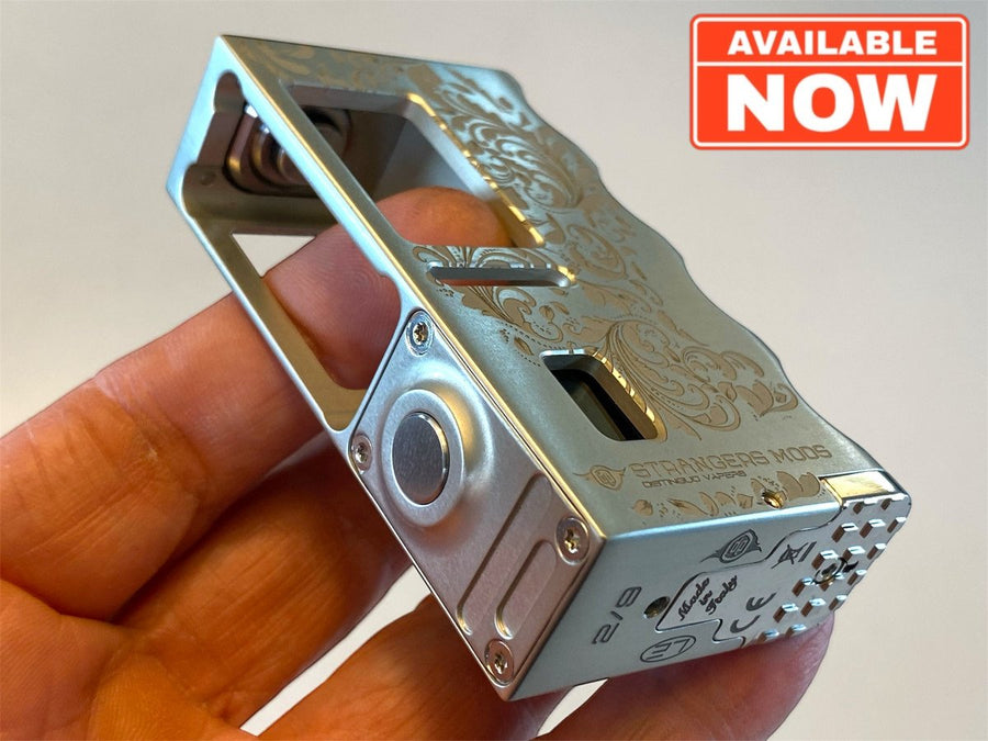 Strangers Mods BoraX Ottocento All Silver front button boro device