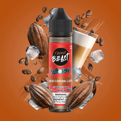 Flavour Beast E-Liquid - Salt Iced 60mL, Wild White Grape flavour with 20mg nicotine strength, smooth and strong vape experience, premium e-liquid ideal for Ontario and Quebec customers.