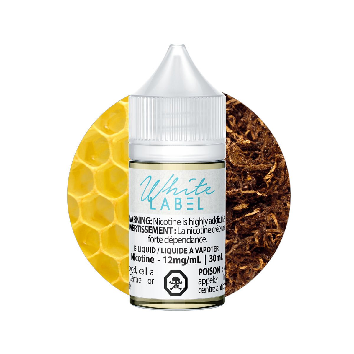 White Label Black Tab (Honey Tab) 30mL freebase e-liquid