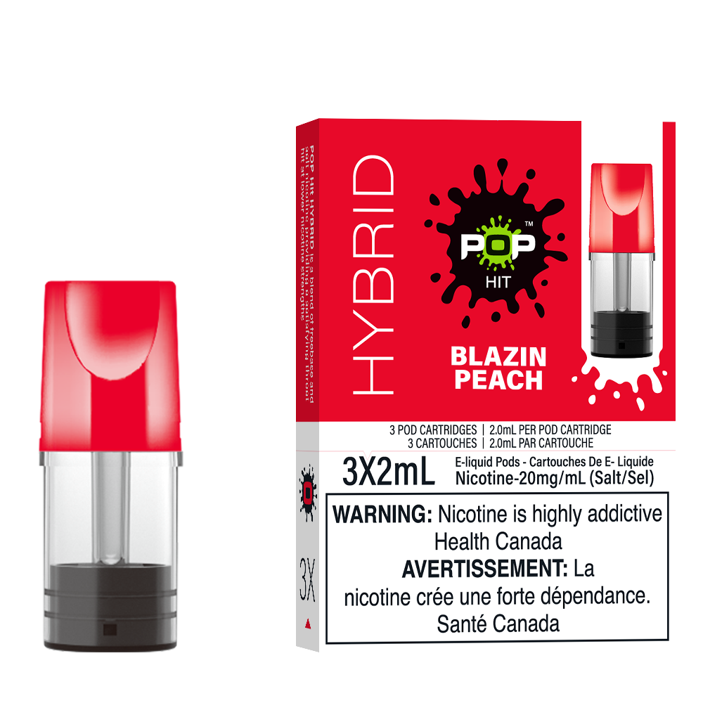 Pop Pods Blazin Peach STLTH-compatible pods 5-pack