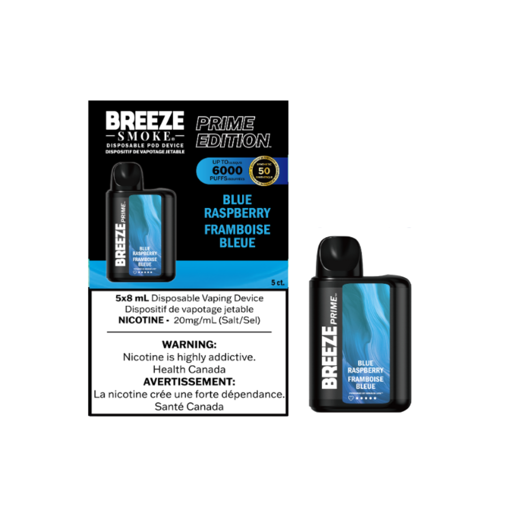Breeze Prime S50 6000 - Blue Raspberry