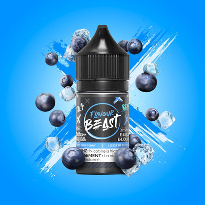Flavour Beast E-Liquid Salt 30mL Boss Blueberry Iced - Supa Vapes