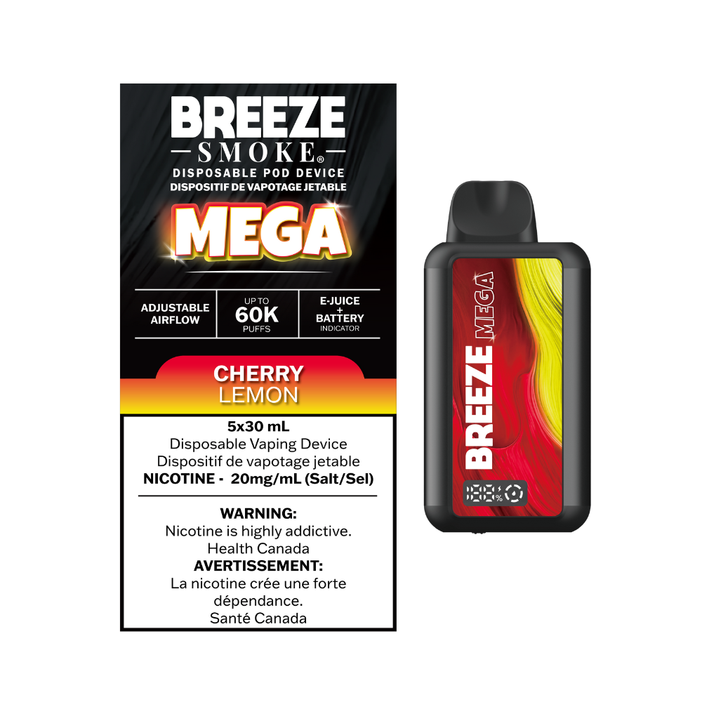 Breeze Mega 30mL - Cherry Lemon