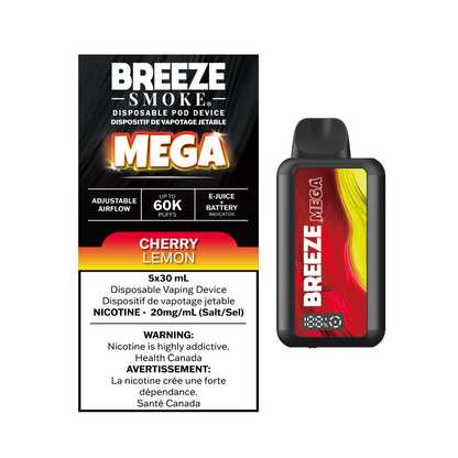 Breeze Mega 30mL - Cherry Lemon