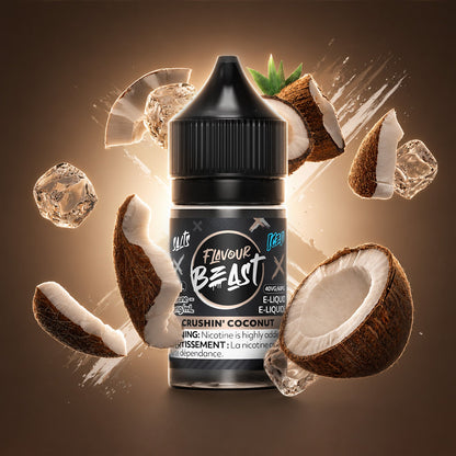 Flavour Beast E-Liquid Salt 30mL Crushin' Coconut Iced - Supa Vapes
