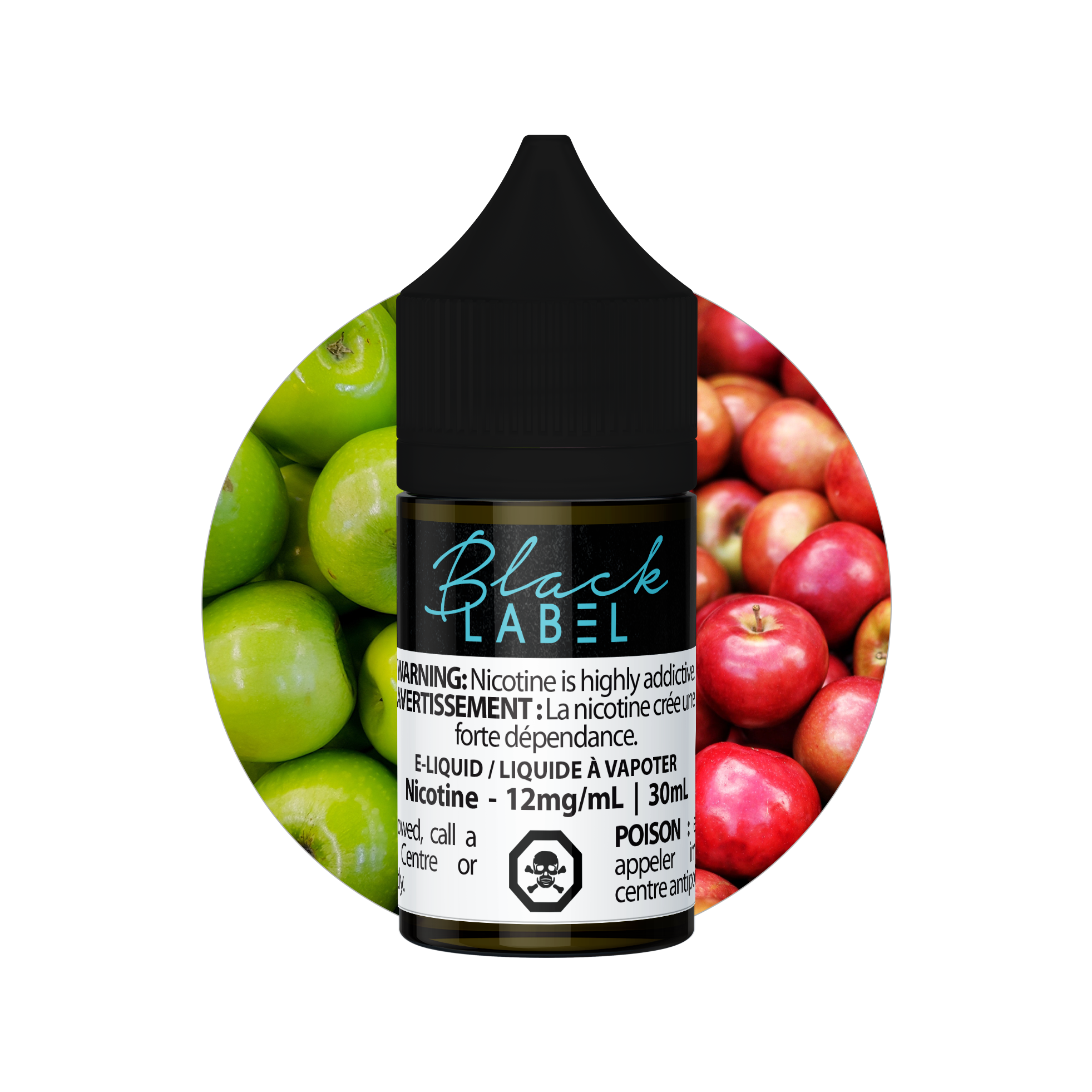 Black Label Double Apple 30mL freebase e-liquid