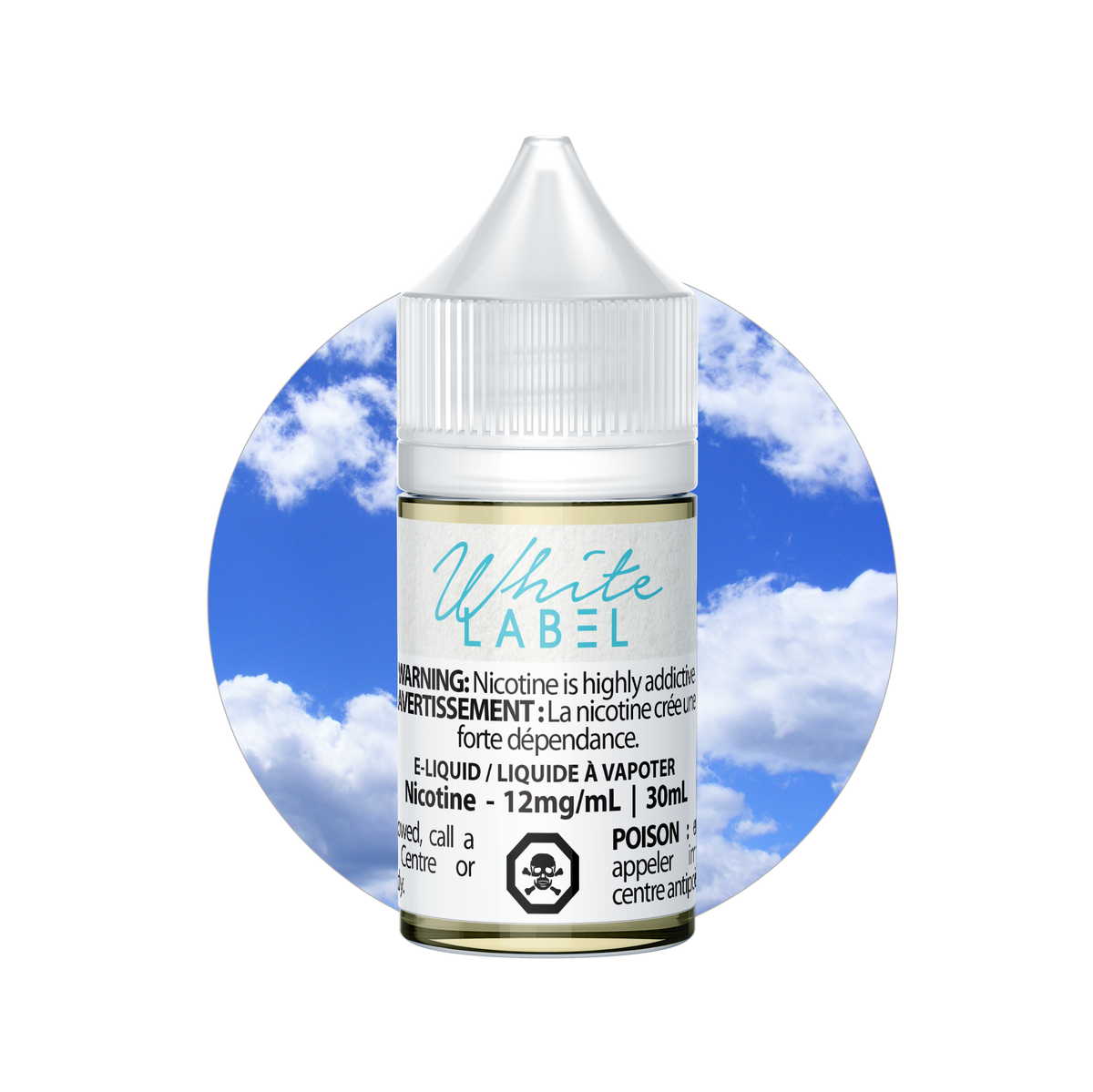 White Label Flavourless 30mL freebase e-liquid