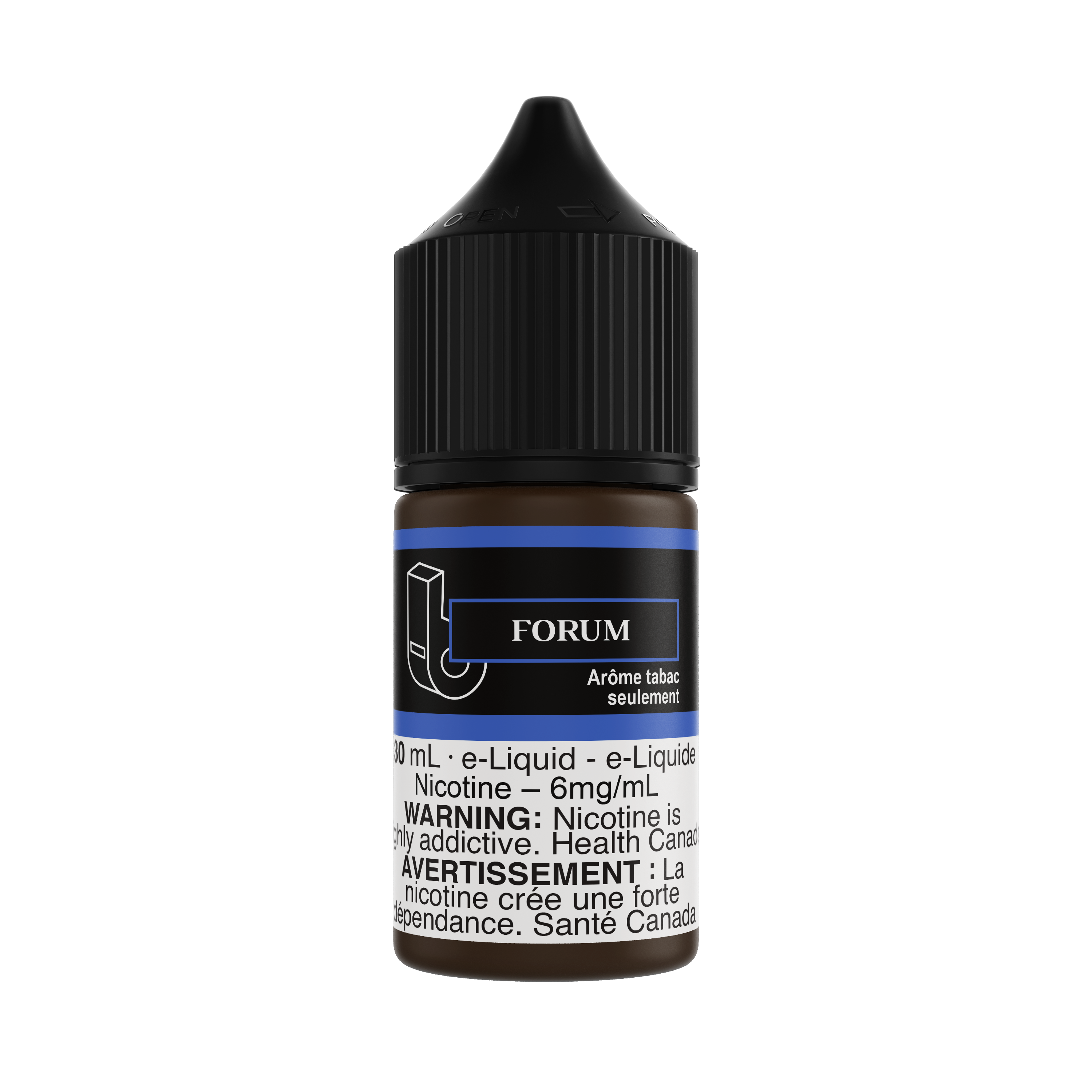 MTL Original Freebase 50/50 e-liquid, 30mL bottle, smooth Montreal-inspired blend for mouth-to-lung vaping.