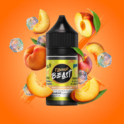 Flavour Beast E-Liquid Salt 30mL Frizzy Peach Iced - Supa Vapes
