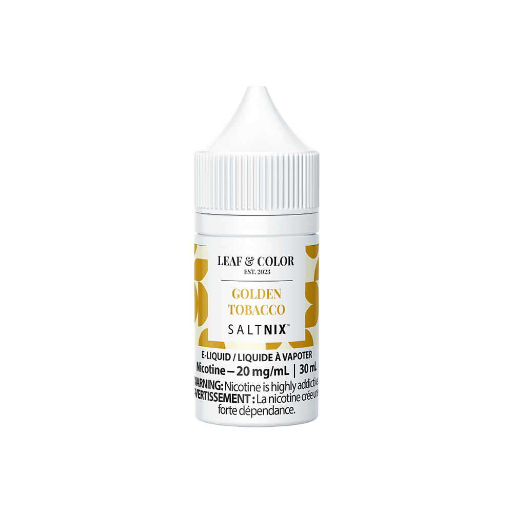 Leaf & Color Golden Tobacco 30mL salt nic e-liquid
