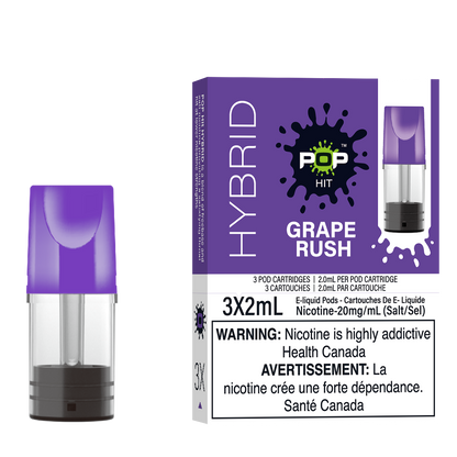 Pop Pods Grape Rush Ice STLTH-compatible pods 5-pack